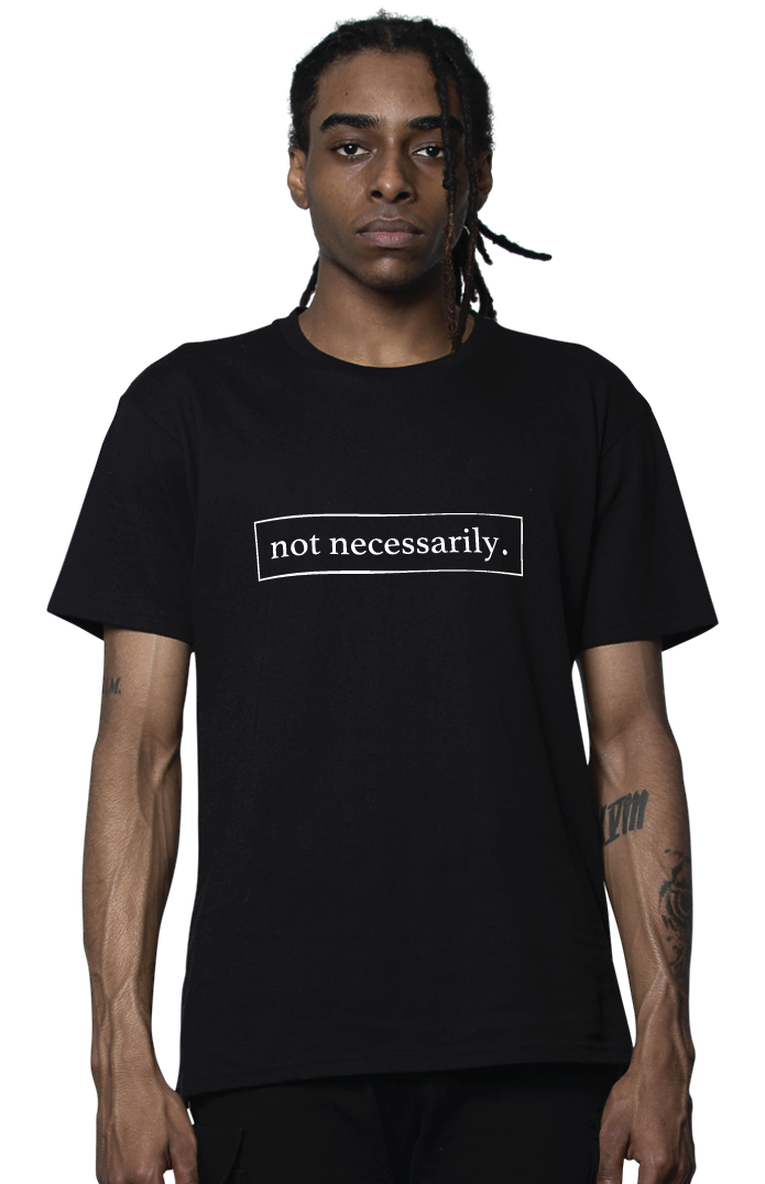 Not Necessarily. Unisex Short Sleeve Heavyweight Tee